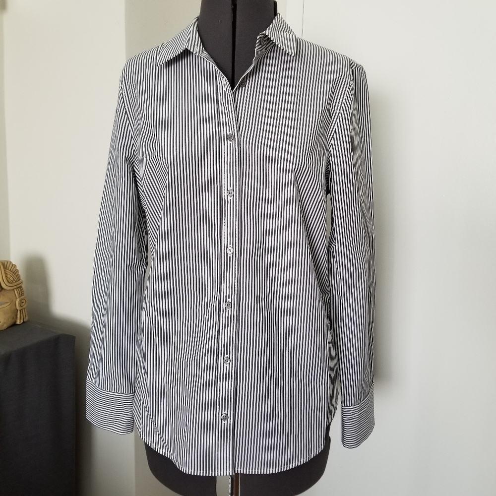 Striped Button-down Shirt